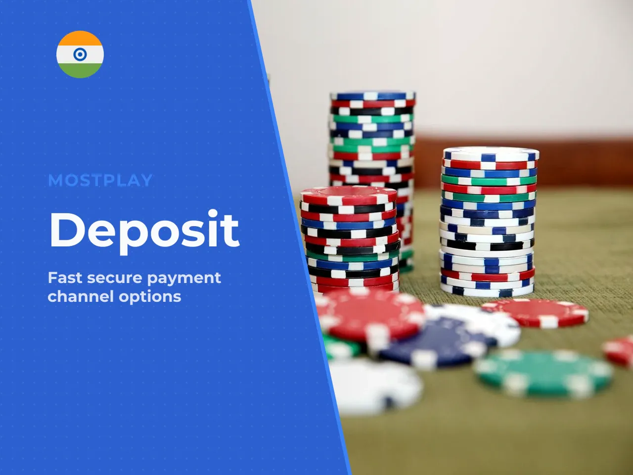 Mostplay Payment Methods Available for Deposits