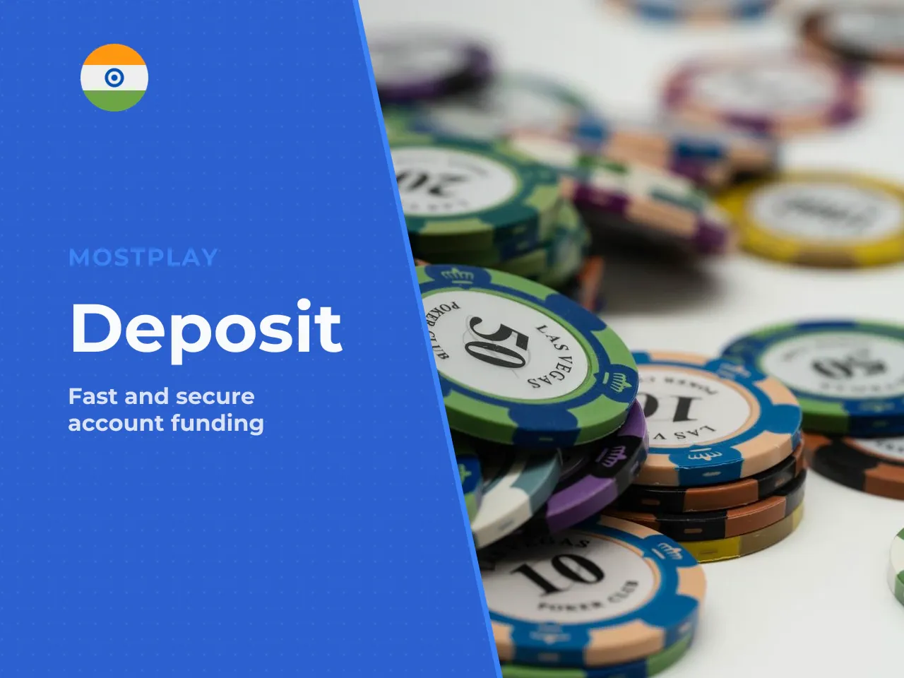 How to deposit 1. Open the